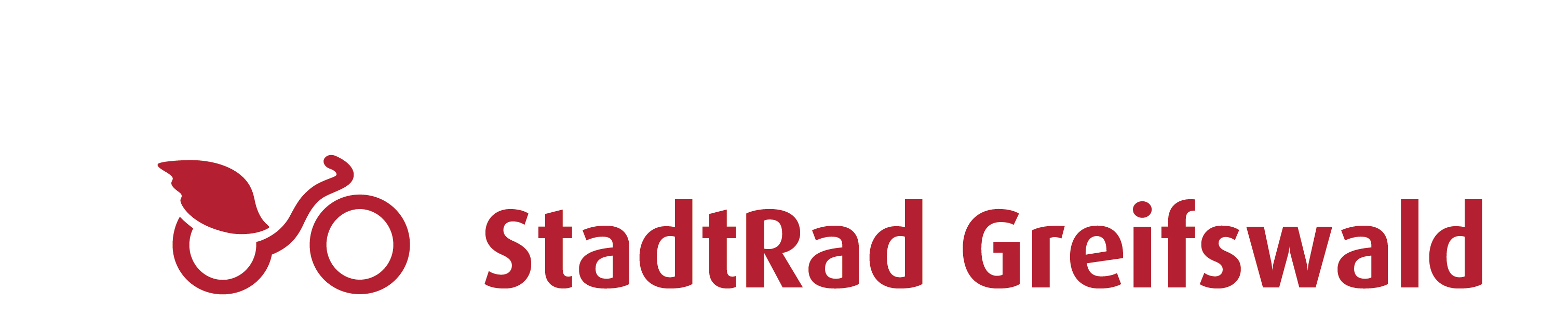 Logo StadtRad Greifswald weiss